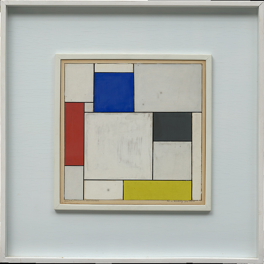 Collection Online Theo Van Doesburg Composition Décentralisée 1924 Guggenheim Museum 