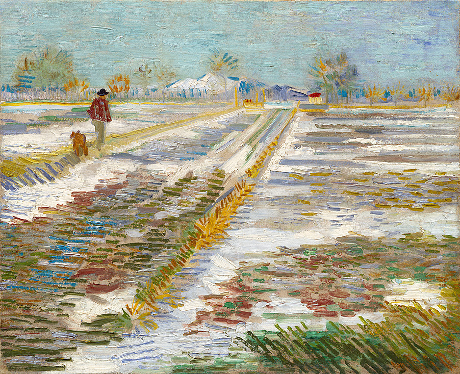 Collection Online | Vincent Van Gogh. Landscape With Snow (Paysage ...