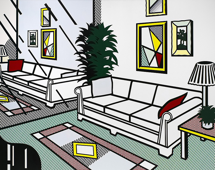 roy lichtenstein the living room